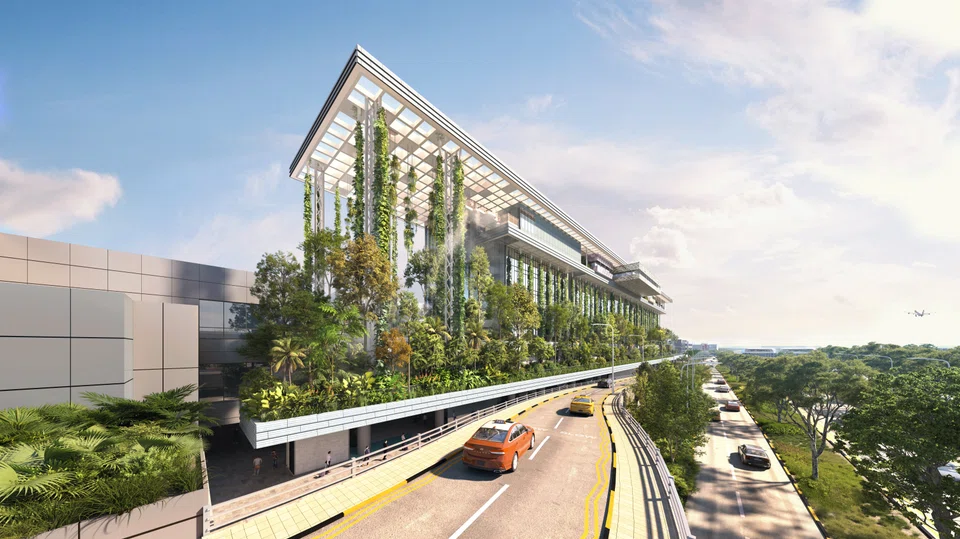 An artist impression of the new Hotel Indigo Changi Airport, which is expected to be completed and fully operational by 2028. 