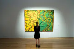  "Event" by Brice Marden was withdrawn by Christie's from the auction house’s contemporary art sales because of apprehension in the market.
