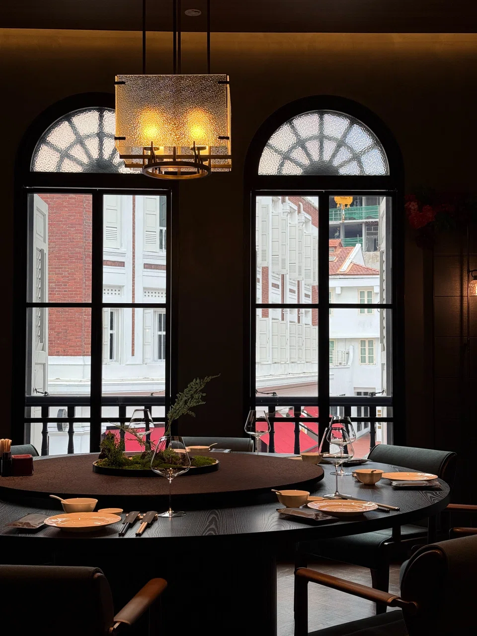 Wenzhou Mansion's dark interiors.