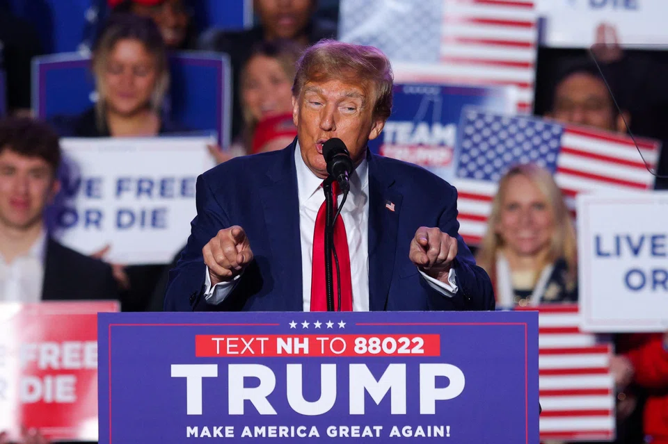 Republican presidential candidate and former US president Donald Trump at a rally last week. The re-election of Trump as US president may result in a slowing of the multilateral approach of the Biden administration.