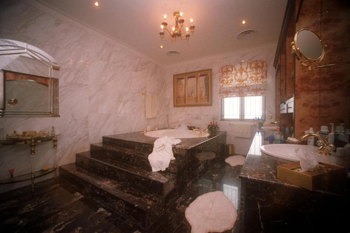 With the expansion in the scale of fittings, from double vanity units, jacuzzis, freestanding baths, vast rain showers, armchairs, tropical plants and fireplaces, the bathroom has become something very different.