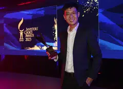 Yong Jun Yuan, a journalist at The Business Times, is one of two recipients of the Most Promising Journalist of the Year award at the Sias Investors' Choice Awards 2023.