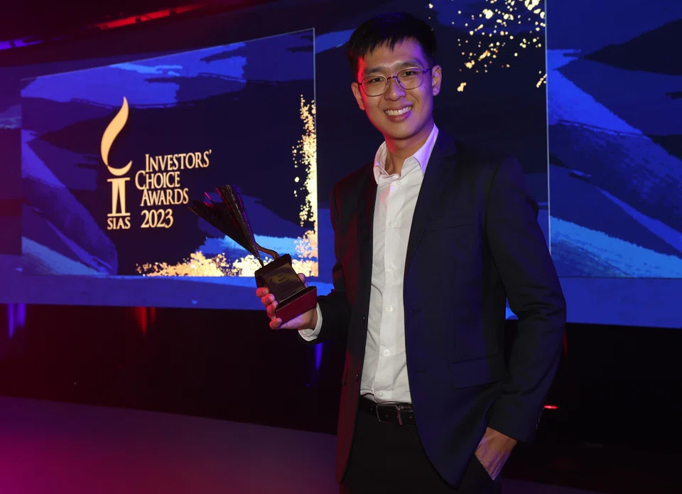 Yong Jun Yuan, a journalist at The Business Times, is one of two recipients of the Most Promising Journalist of the Year award at the Sias Investors' Choice Awards 2023.