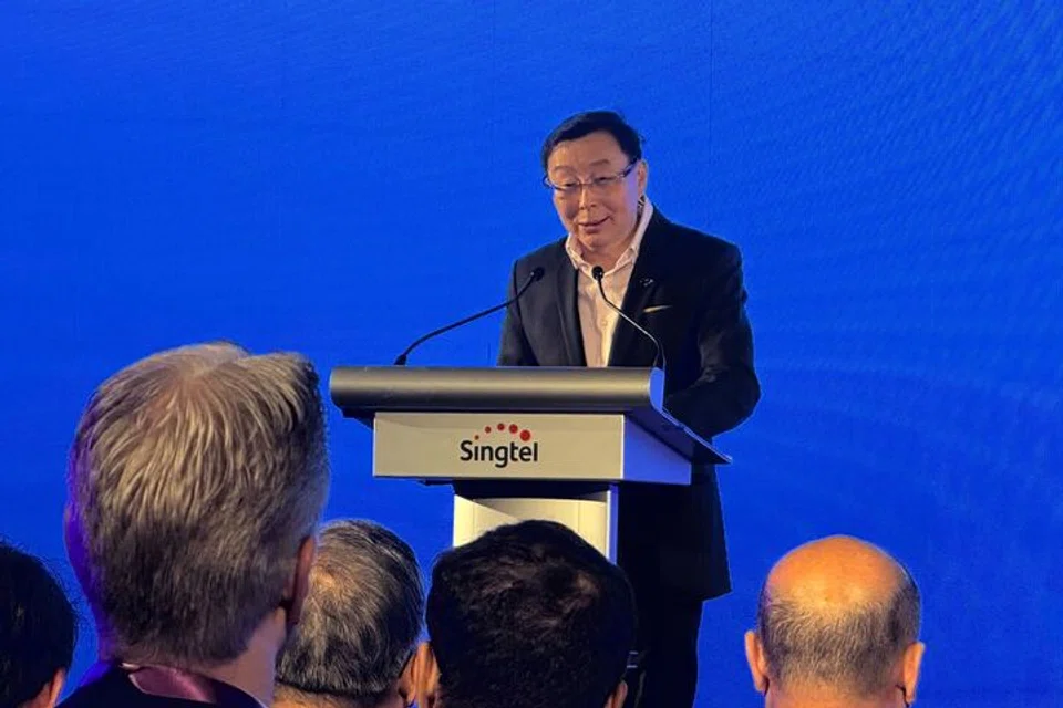 Bill Chang, chief executive of Singtel’s Digital InfraCo unit, says the company has the advantage of being a home-grown player that is focused on the Singapore market. 