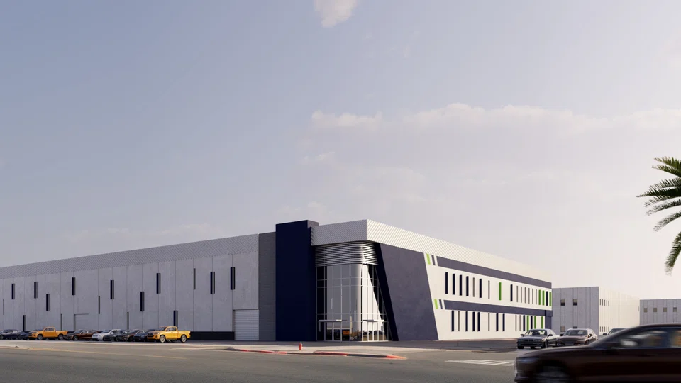 A rendering of the Ras Al Khaimah industrial park, the fund's maiden project in the United Arab Emirates.