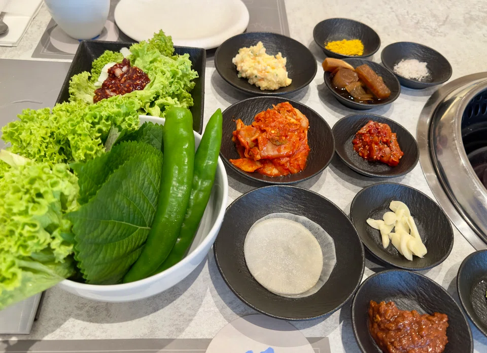 Free-flow banchan with every barbecue order.