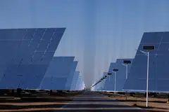 China manufactures about 80% of the world’s solar panels.