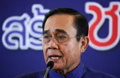 Thailand's Prime Minister Prayuth Chan-ocha took power in a 2014 coup, promising his rule was only temporary. He served as prime minister of a junta and remained premier after a 2019 election.