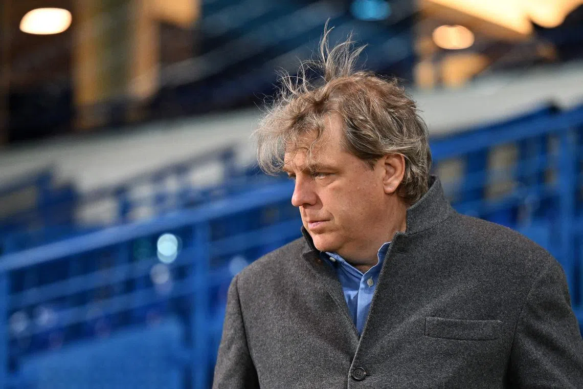 Chelsea co-owner and chairman Todd Boehly watched his team exit the Champions League on Wednesday after a 4-0 aggregate defeat to Spain's Real Madrid.