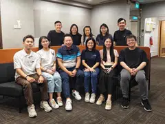 The team behind PSA Singapore's Intelligent Warehouse eXchange (iWX) platform.