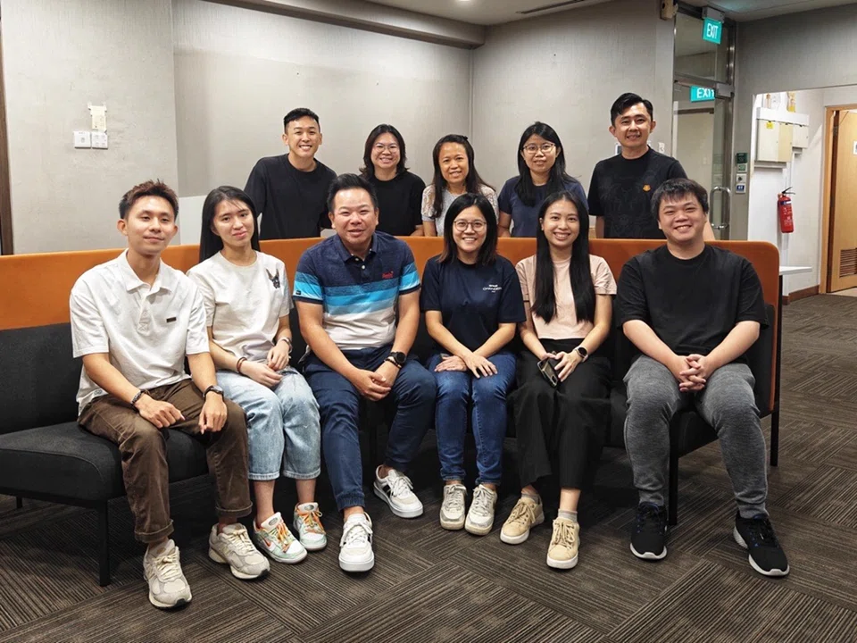 The team behind PSA Singapore's Intelligent Warehouse eXchange (iWX) platform.