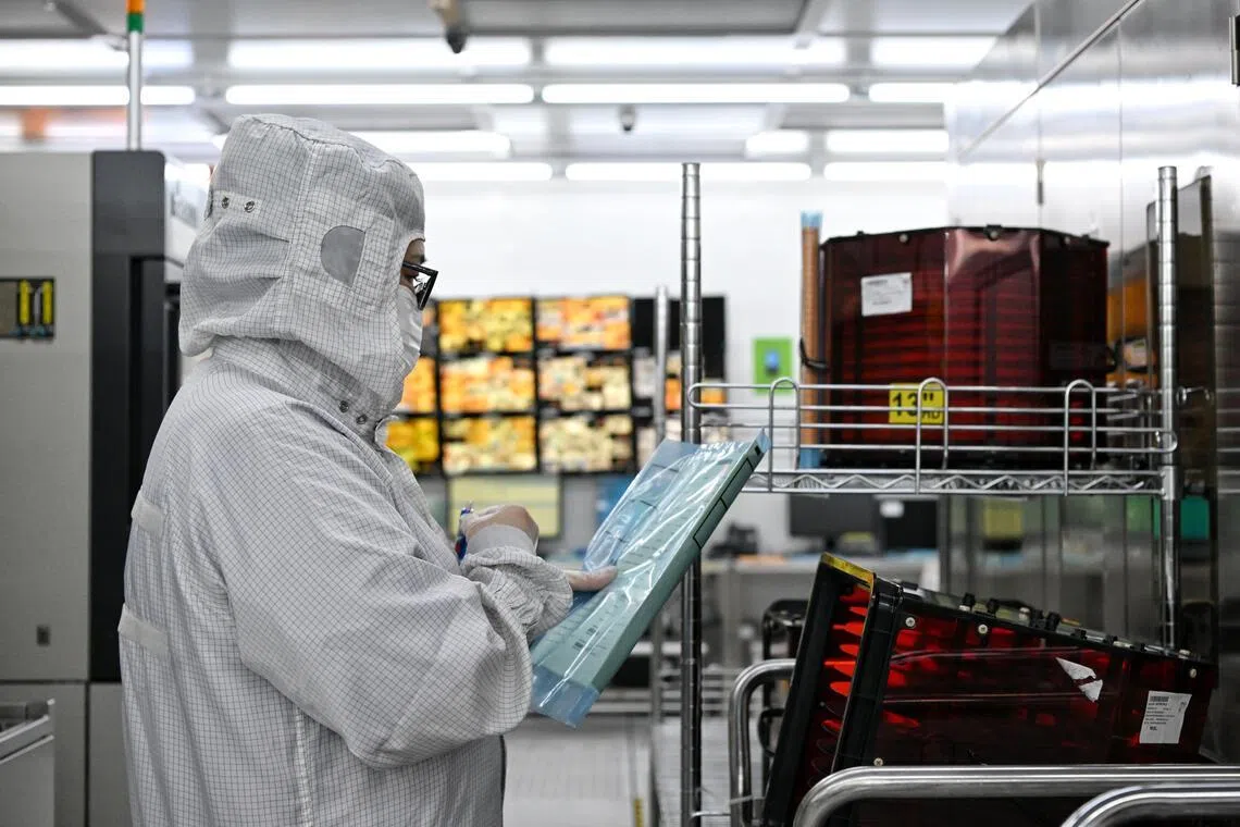 All clusters recorded declines in factory output in February, with the exception of the lynchpin electronics sector.