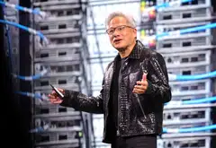 Nvidia CEO Jensen Huang expects automotive hardware and software revenue of US$5 billion in fiscal 2026, up from an expected US$4 billion this year.