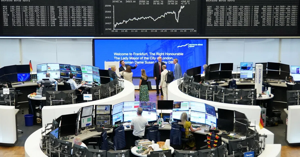 European shares rise as retreating bond yields and oil prices boost risk appetite