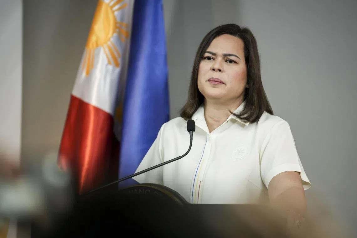 Philippines' vice-president Sara Duterte, whose alliance with President Ferdinand Marcos has imploded spectacularly, was impeached by the House of Representatives last Wednesday on charges of “violation of the constitution, betrayal of public trust, graft and corruption, and other high crimes”.