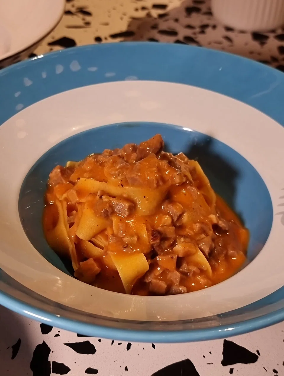 Comforting ragu tagliatelle hits the spot.