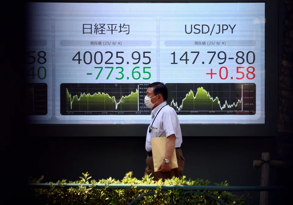 Asian markets started Tuesday broadly lower, tracking drops made the previous day in New York and Europe.