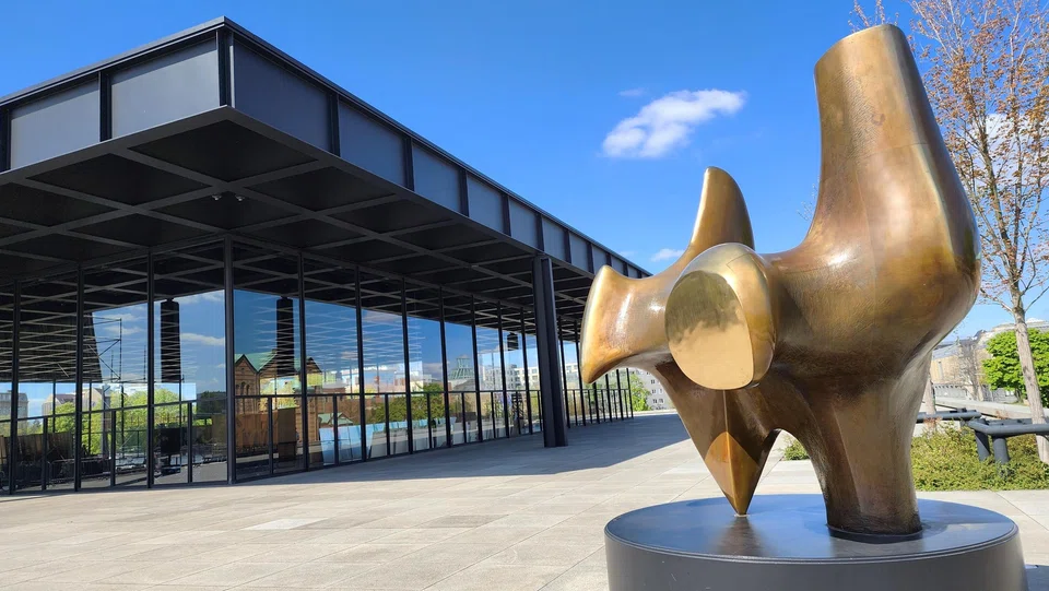 The Neue Nationalgalerie was designed by Modernist master Ludwig Mies van der Rohe and restored by British architect David Chipperfield.