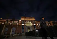 The statue is now in the Egyptian Museum in Cairo but not on display.