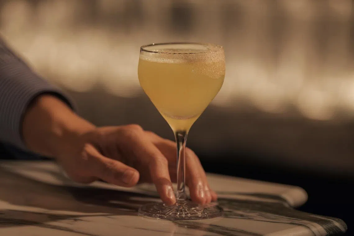 The bar’s signature is the Triple P – for “prolific pineapple pinery”, explains the menu, referring to the history of an area of Sentosa Island now known as Palawan Ridge.