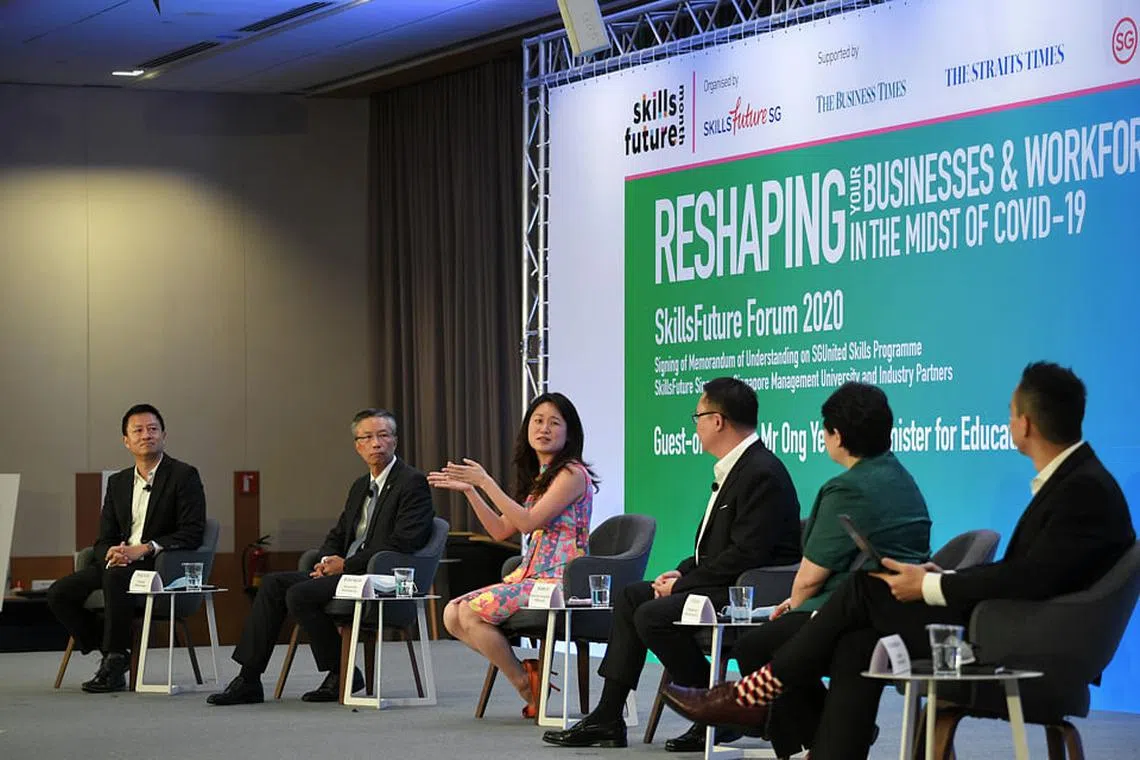 Change mindset towards skills training in Covid-19 and beyond: SkillsFuture Forum 2020 panel