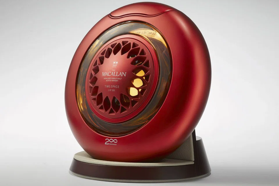 The Macallan Time:Space collection is a very expensive whisky wheel of time.Source: The Macallan
