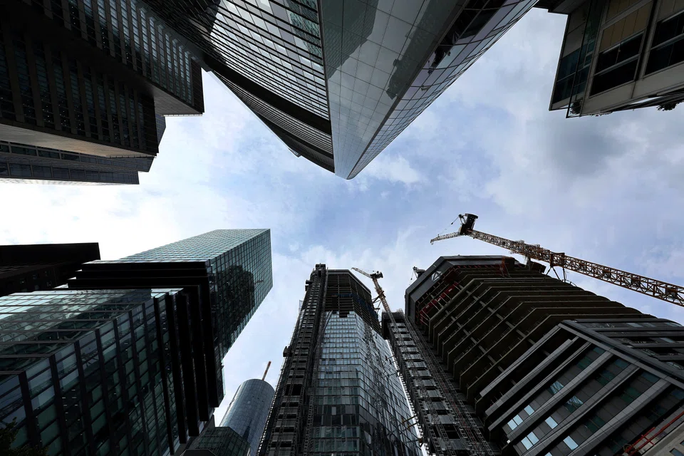 Commercial real estate valuations, in decline for two years, rose 0.4 per cent from the first three months of this year, suggesting that the market was “calming down”.