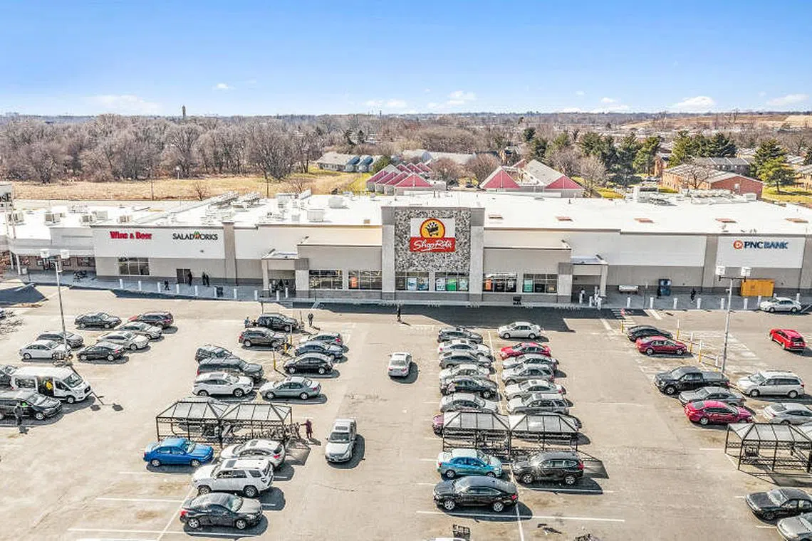 Penrose Plaza, a US shopping mall in United Hampshire US Reit's portfolio. The Reit has no refinancing requirements until November 2026.