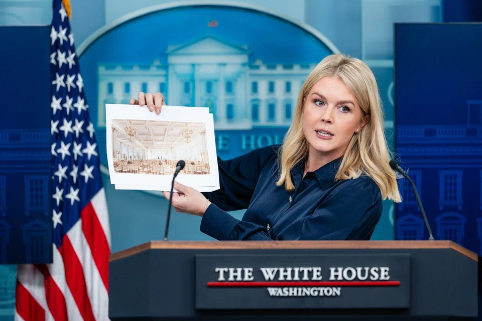 White House press secretary Karoline Leavitt says the  new structure will span over 8,000 square metres and have space to seat 650 people.