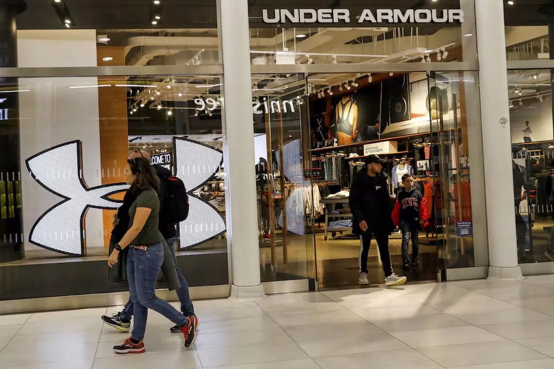 Under Armour outlined a restructuring plan and said it expects to incur total pre-tax charges of up to US$90 million, which include employee severance costs.