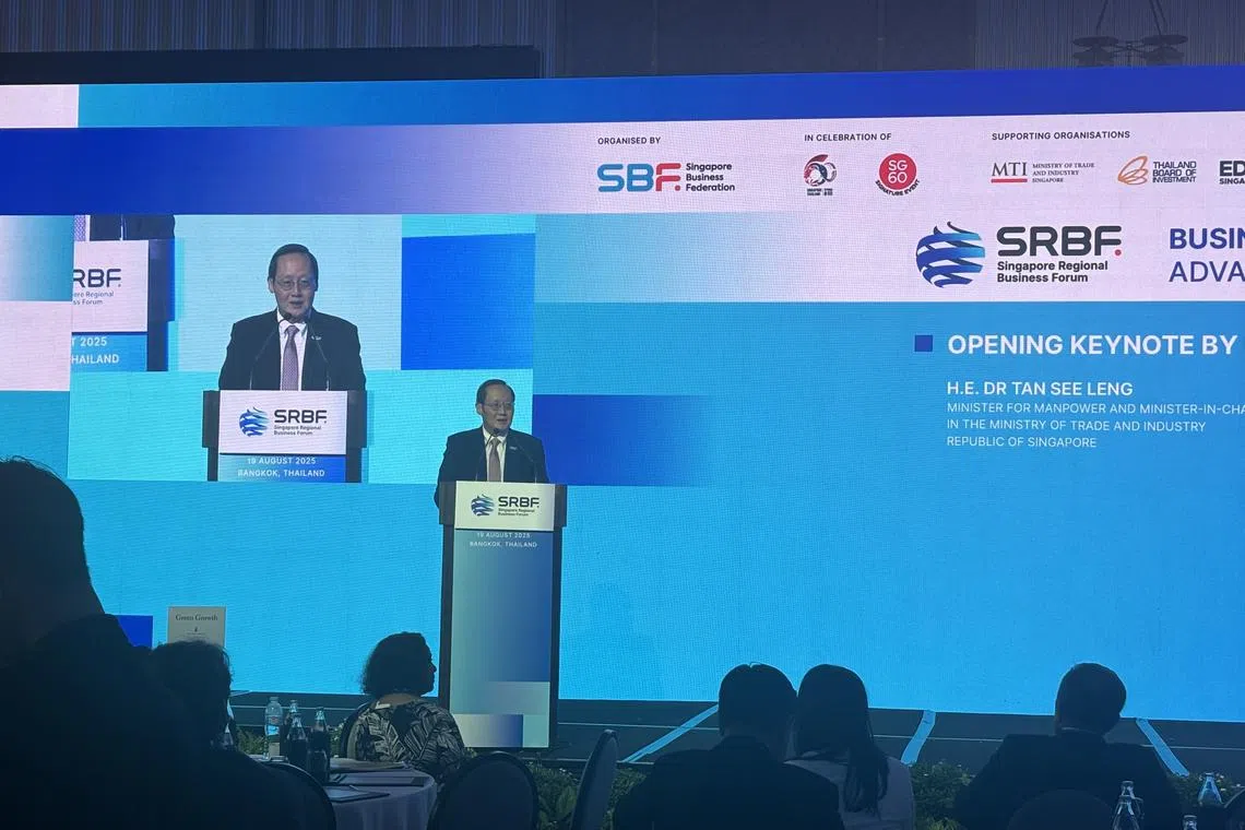 Minister for Manpower Tan See Leng noted that regional collaboration within Asean remains critical for stability and growth.