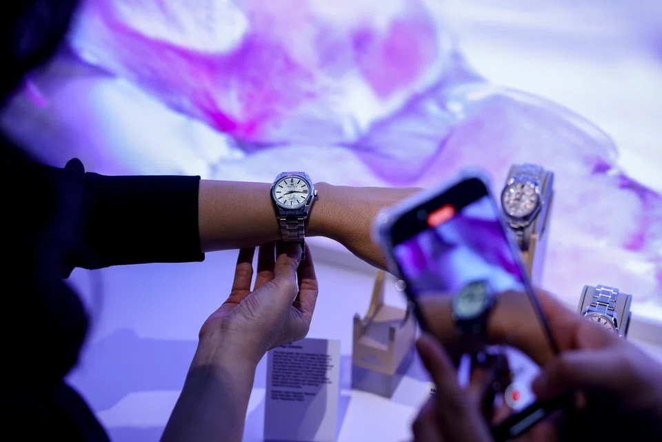 Guests got a chance to try on various Grand Seiko models at Alive in Time through the Five Senses.