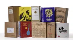 (Above) Various boxed wines in New York. Thoughtful winemakers, motivated by environmental concerns, are turning to boxes.