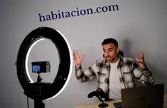 Oriol Valls, co founder and CEO of Spanish start-up Habitacion.com, who also provides property advice on Youtube.