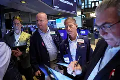 The Dow Jones Industrial Average fell 66.46 points, or 0.20 per cent, at the open to 33,347.78. 