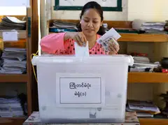 Voting for the general election will be held in three phases, in only 265 of Myanmar’s 330 townships.