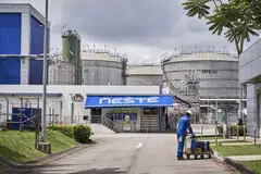 The SAF will be supplied by Neste, produced from used cooking oil and waste animal fats, then blended with refined jet fuel at Exxon Mobil’s facilities in the city-state.