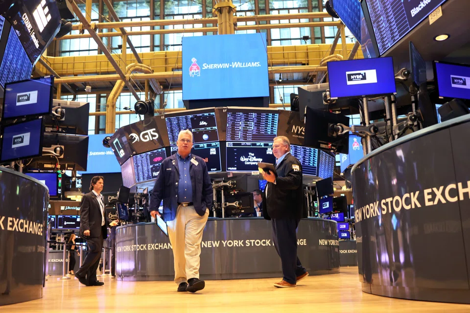 The Dow Jones Industrial Average fell 10.52 points, or 0.03% per cent, at the open to 30,957.30.