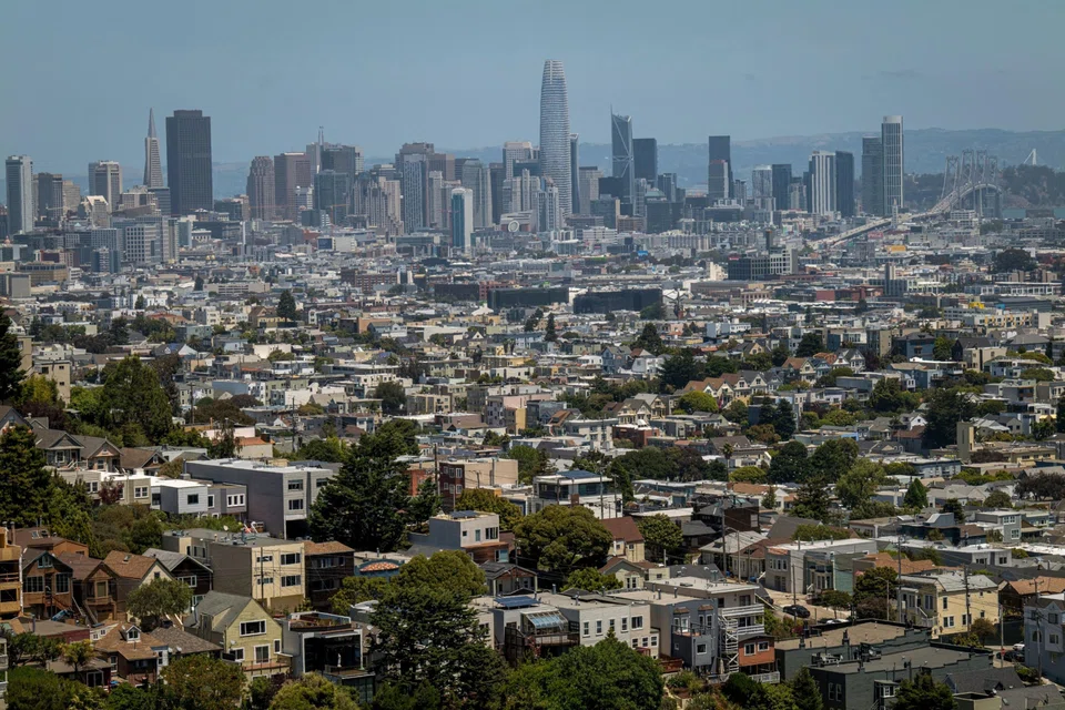 Homes in San Francisco, California. Economists have long agreed that America would be richer if it allowed more homes to be built around popular cities.