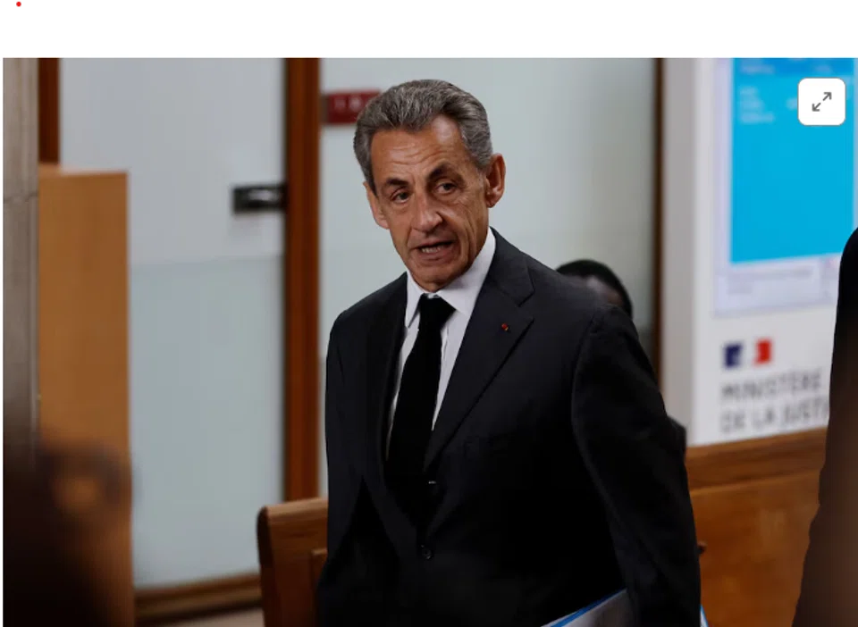 Sarkozy was found guilty of criminal conspiracy for having let close aides get in touch with people in Libya to try and obtain campaign financing.