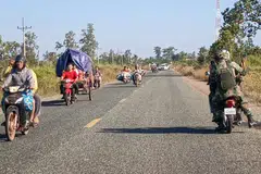 In Thailand, more than 385,000 civilians across four border districts were being evacuated, with more than 35,000 already housed in temporary shelters, the Thai military said.