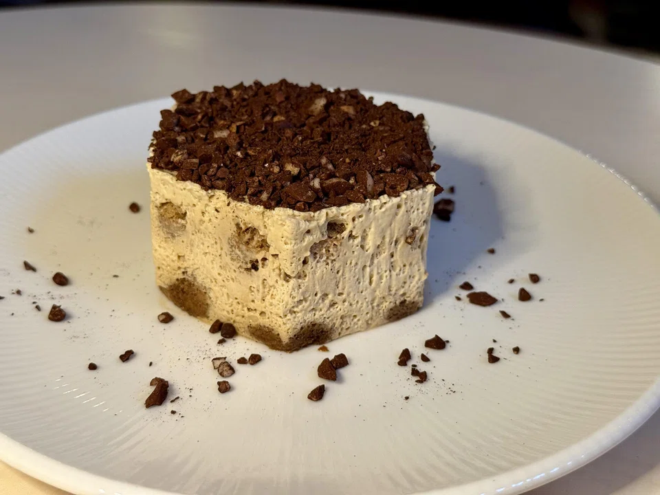 Light and airy tiramisu.