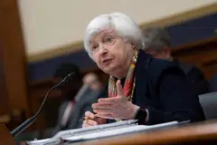 “Today, by contrast, the US economy is strong. We’ve seen robust economic growth, bolstered by solid consumer spending and business investment, even while inflation has come down significantly from its peak,” says US Treasury Secretary Janet Yellen.