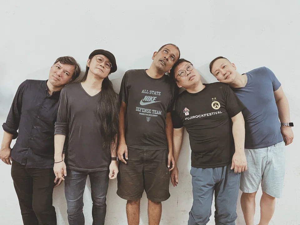 From left: Eugene Wee, Ric Liu, Bhaskar Subramaniam, Desmond Sim and Kevin Tan.