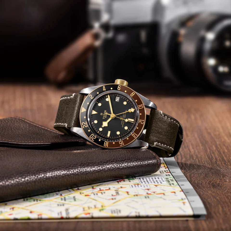 The iconic Black Bay GMT with three time zones now comes in steel and gold.