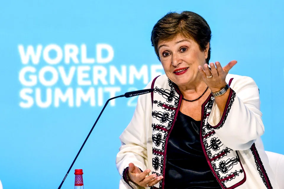 IMF's Kristalina Georgieva says: “I expect to see by mid-year interest rates going in the direction inflation has been going for the last year now."