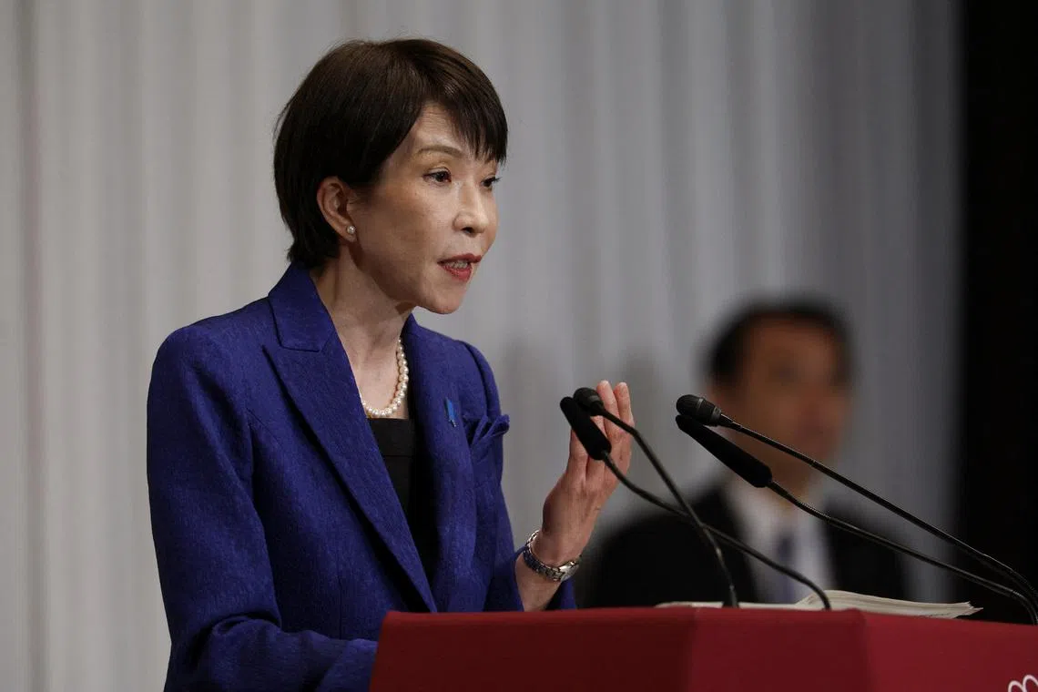 Takaichi ruled out overhauling the government’s draft fiscal 2026 budget, which is now being deliberated in Parliament.