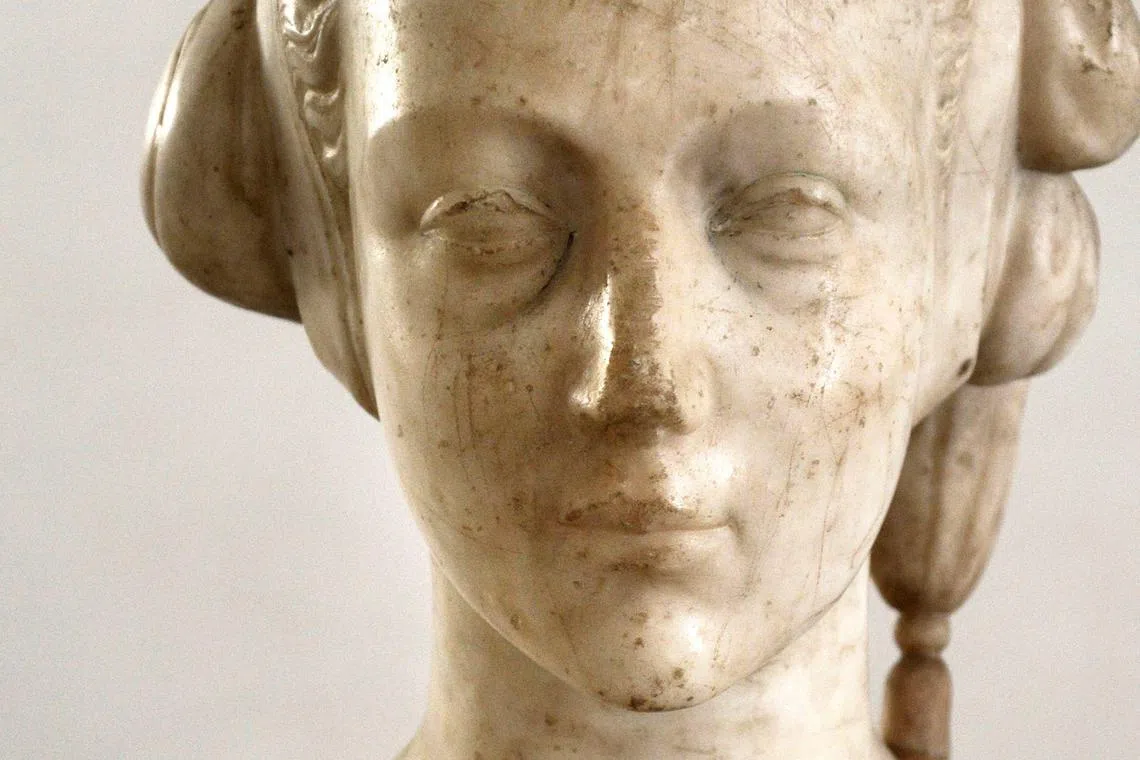 The sculpture of Italian noblewoman Cecilia Gonzaga spent centuries in a manor house in central Slovakia, whose owners, the noble Csaky family, left behind when they fled the advancing World War II front in 1945.