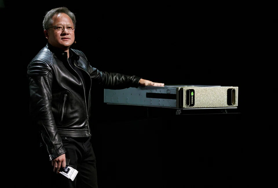 “Agile companies will take advantage of AI and boost their position. Companies less so will perish,” the Nvidia CEO Jensen Huang says.