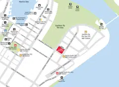 The Marina Gardens Lane site, zoned residential with commercial at first storey, can yield about 790  private housing units.